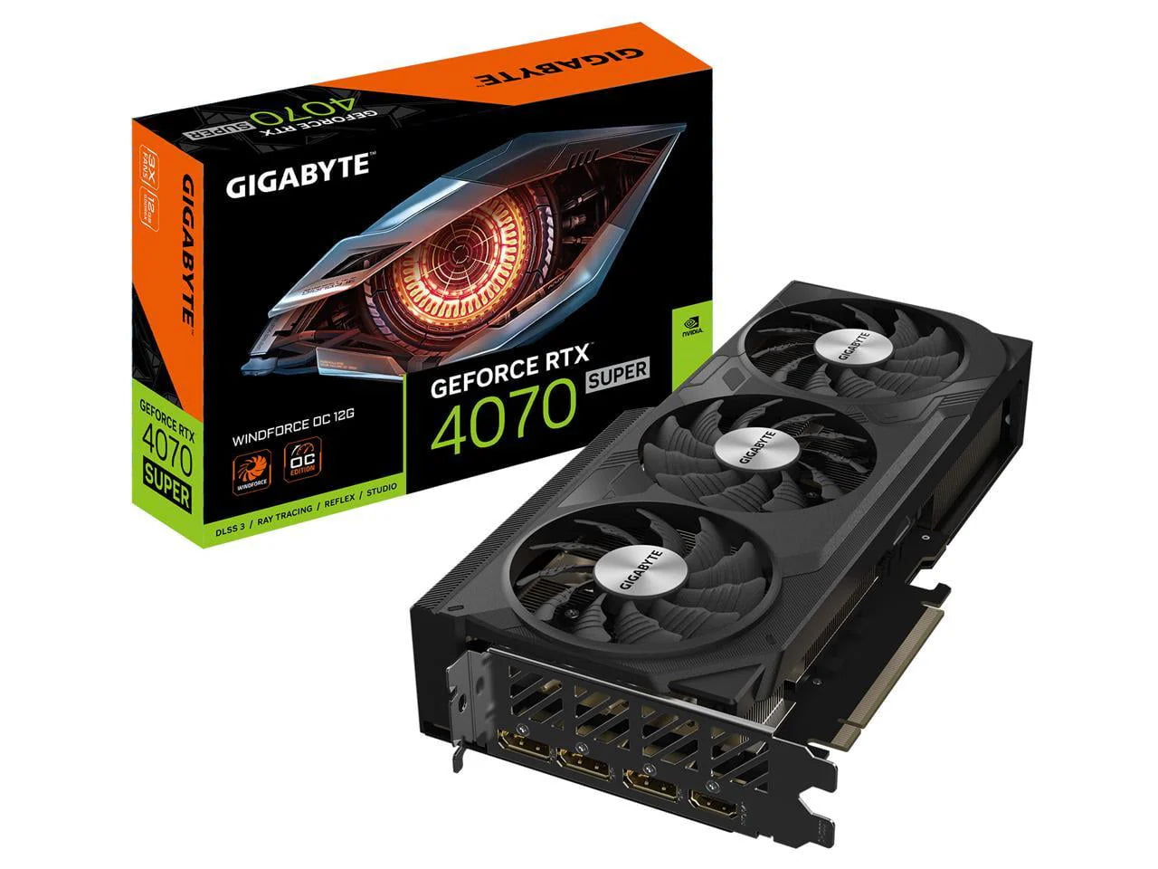 GIGABYTE GeForce RTX 4070 SUPER WINDFORCE OC 12G Graphics Card E817039