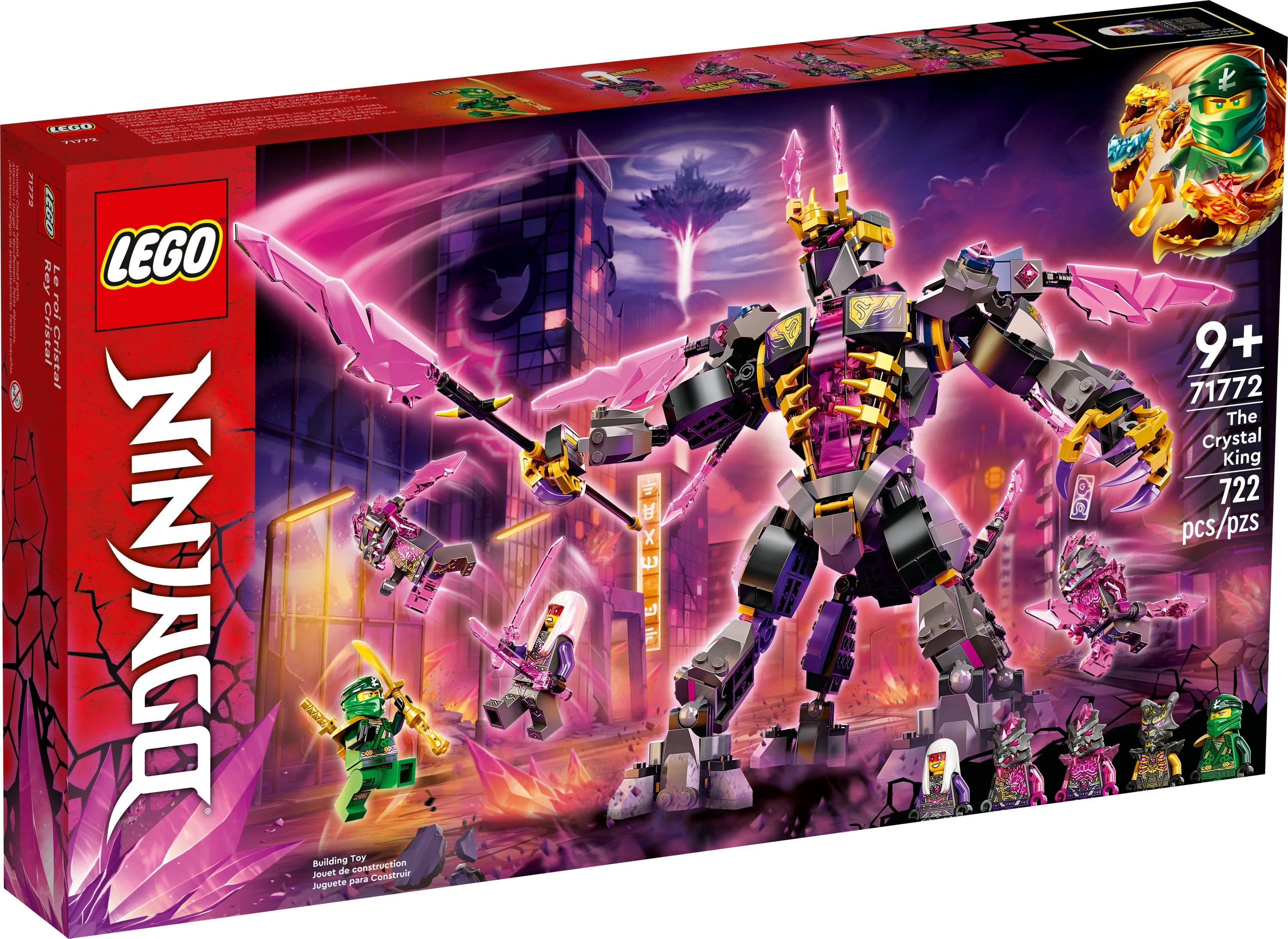 LEGO NINJAGO The Crystal King Building Toy Set with Lloyd Minifigure W9964