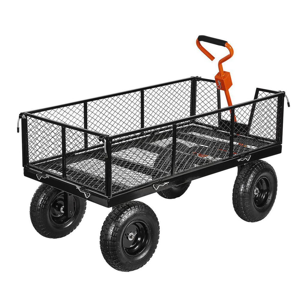 Steel Utility Cart 1200 lb Capacity with Removable Sides R5280