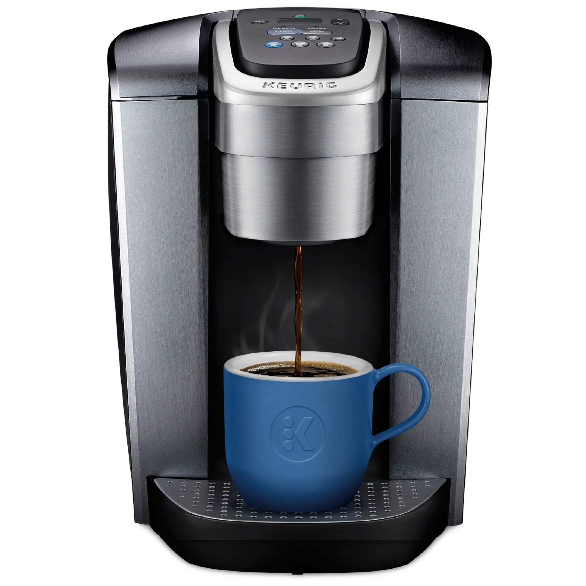 Keurig K-Elite Single-Serve K-Cup Pod Coffee Maker, Brushed Silver E378947