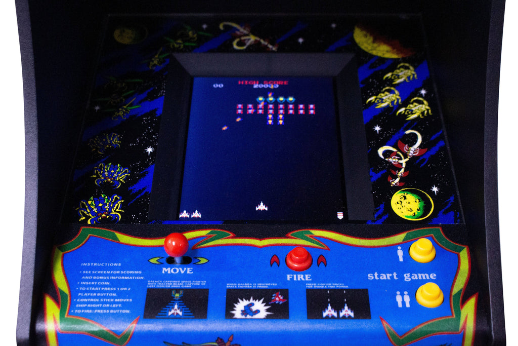 Galaga Quarter Size Arcade Cabinet F790
