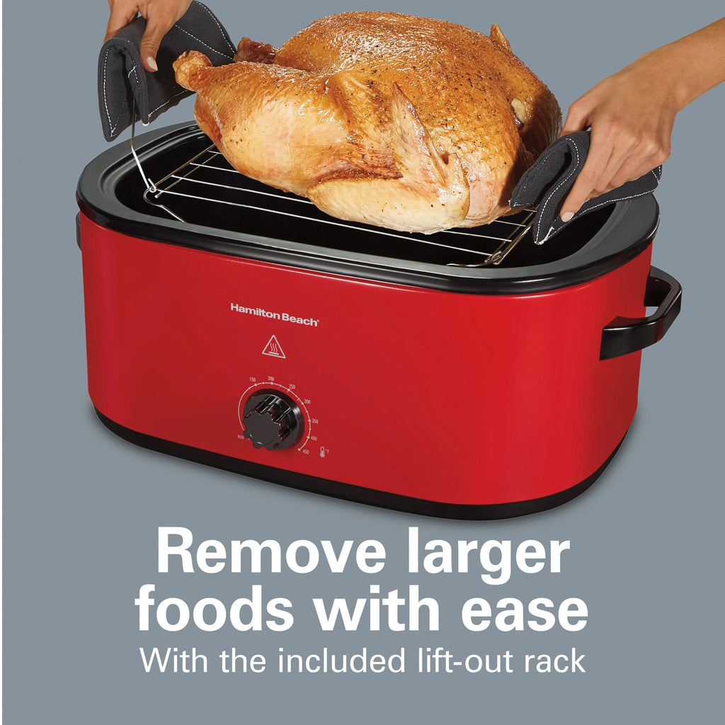 Hamilton Beach Electric Roaster Oven 22 Quart Stainless Steel O95386