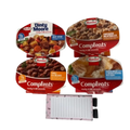 Hormel Compleats Dinner Variety Pack of 4, 1-Dinty Moore Beef Stew, 1-Chillie Beans, 1- Swedish Meatball, 1- Chicken Breast with Magnetic NotePad