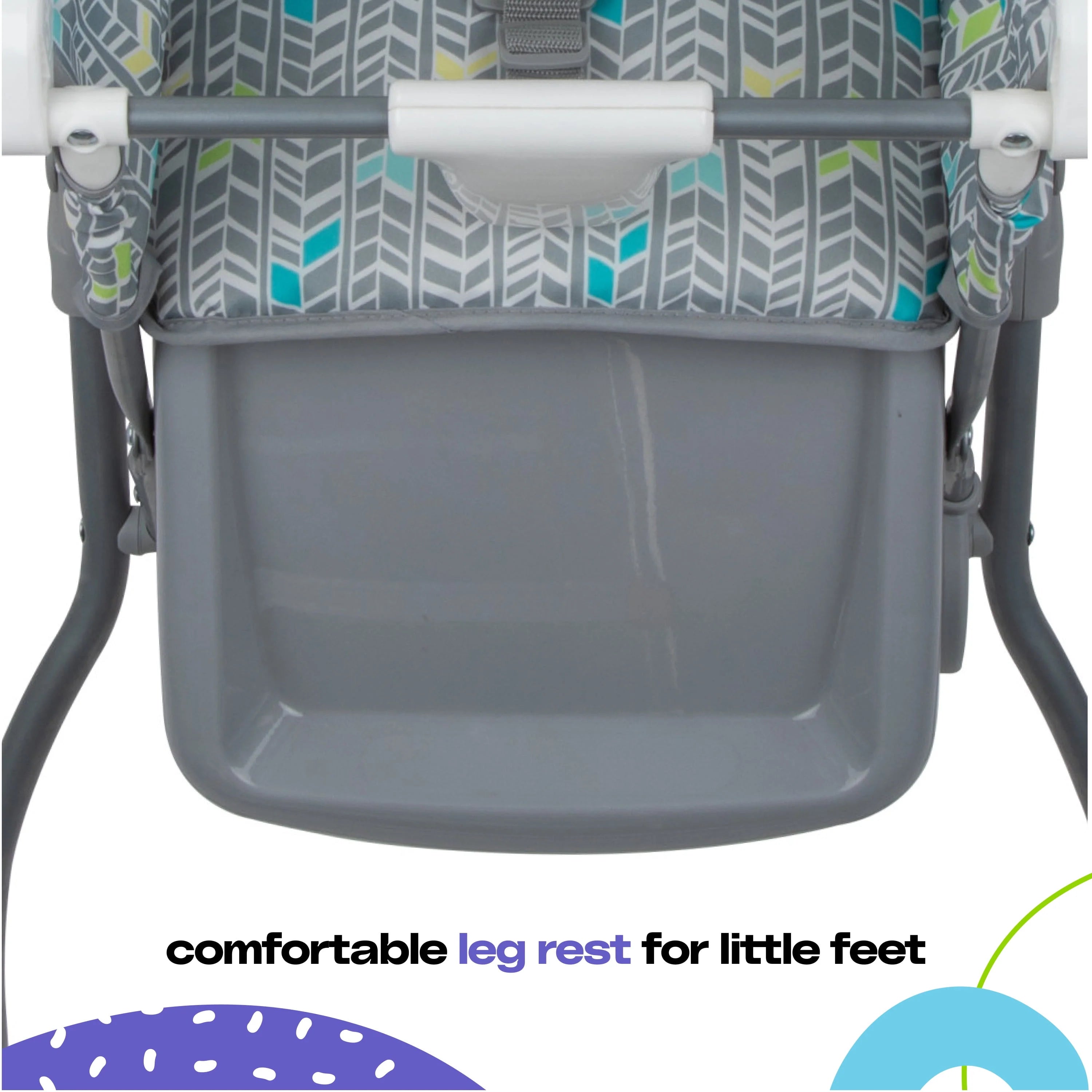 Cosco Kids Simple Fold High Chair, Noir Dot G88620