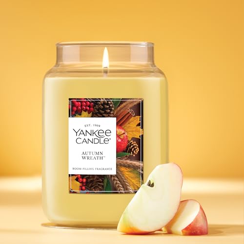 Yankee Candle Sugared Cinnamon Apple Scented Candle, 22oz Large Jar V569036