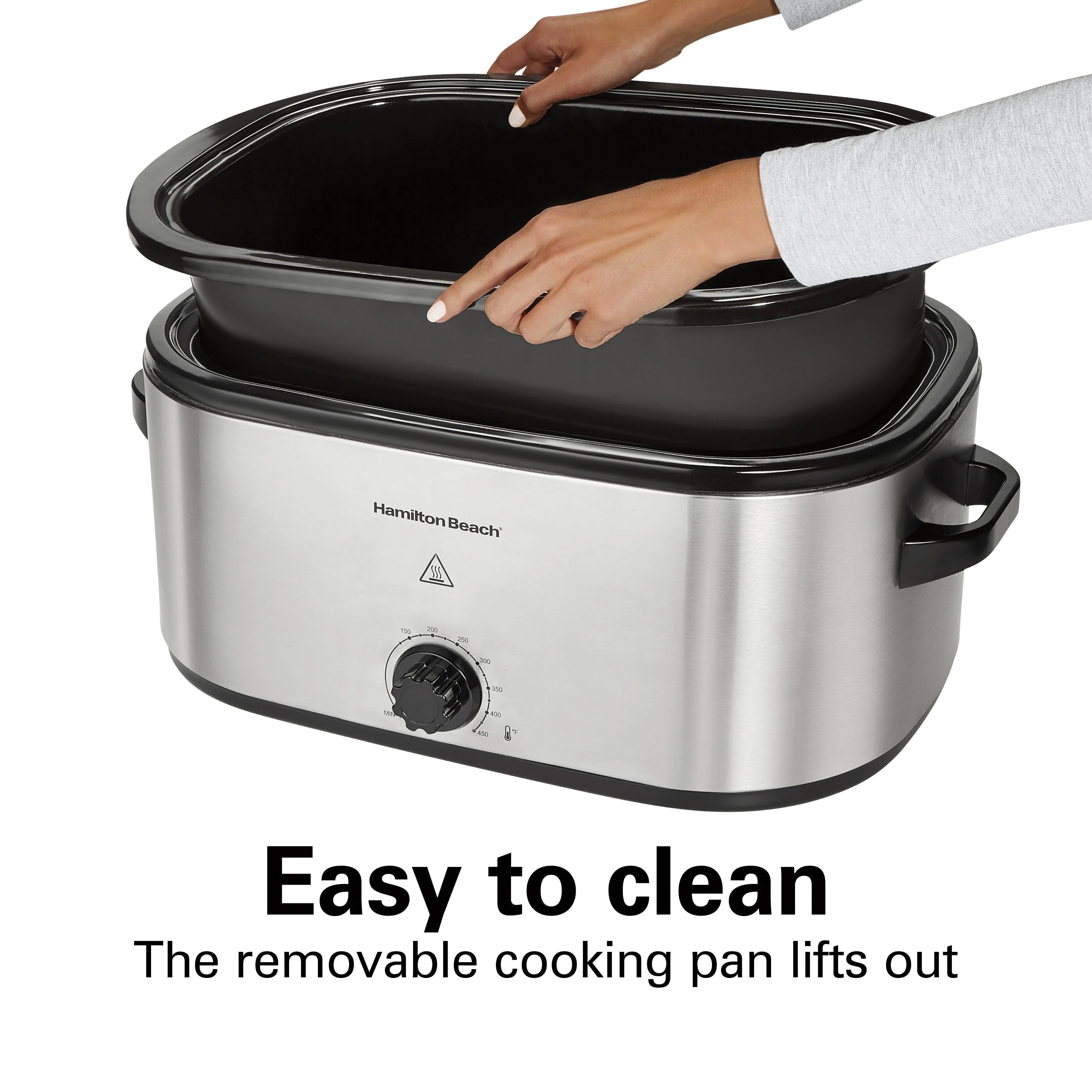 Hamilton Beach Electric Roaster Oven 22 Quart Stainless Steel O95386