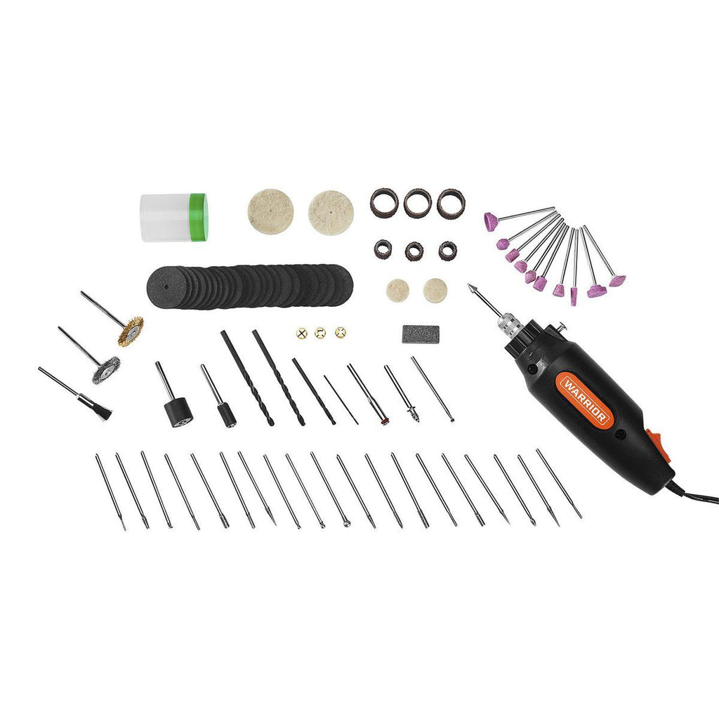 WARRIOR 0.7 Amp Rotary Tool Kit, 80-Piece M461587