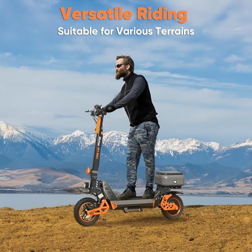 Ruitoo Electric Scooter 1000W Motor, Off Road Foldable E-Scooter for Adults H59744