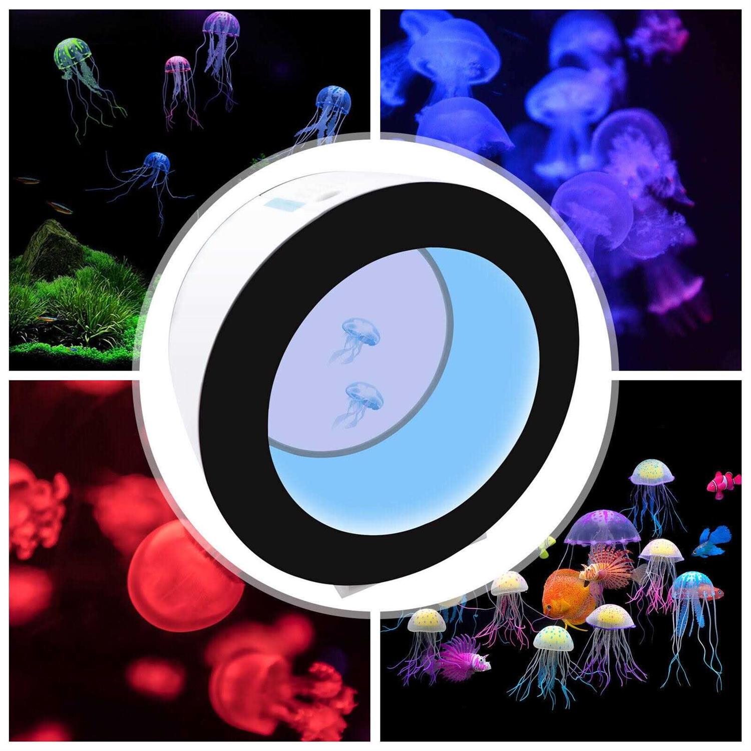 Denest Acrylic Jellyfish Aquarium LED Fish Tank 18L W370