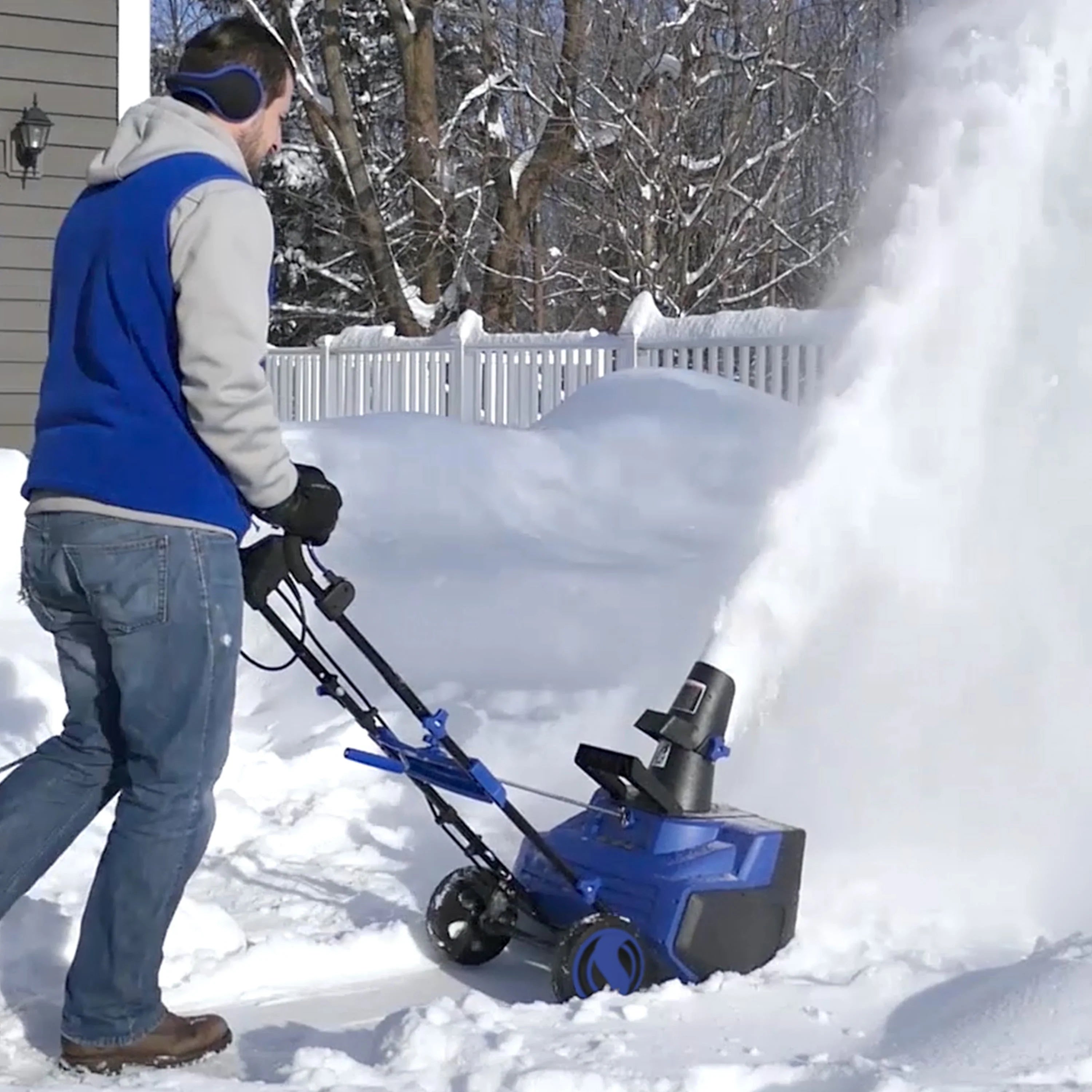 Snow Joe 21-inch Electric Single-Stage Snow Blower, 15-Amp S21696