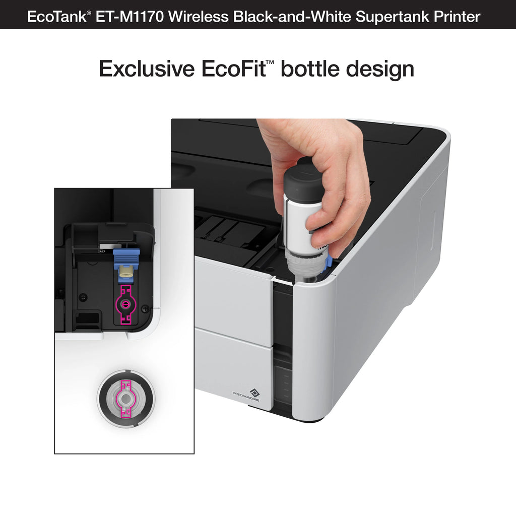 Epson EcoTank ET-M1170 Wireless Monochrome Supertank Printer Y449