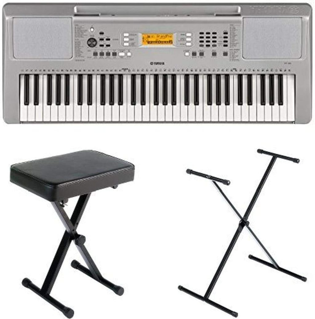 YAMAHA YPT260 61-Key Portable Keyboard with Power Adapter G89031