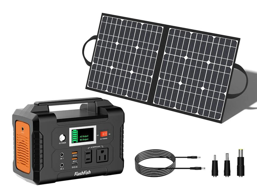 Flashfish 200W Portable Power Station 40800mAh Solar Generator H17932