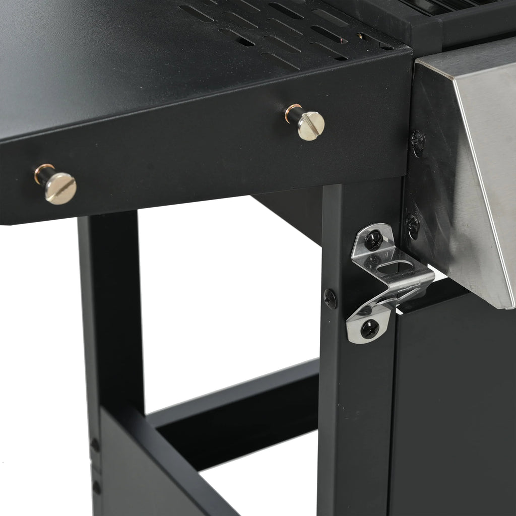 Stainless Steel 4-Burner Gas Grill with Piezoelectric Ignition Z156305