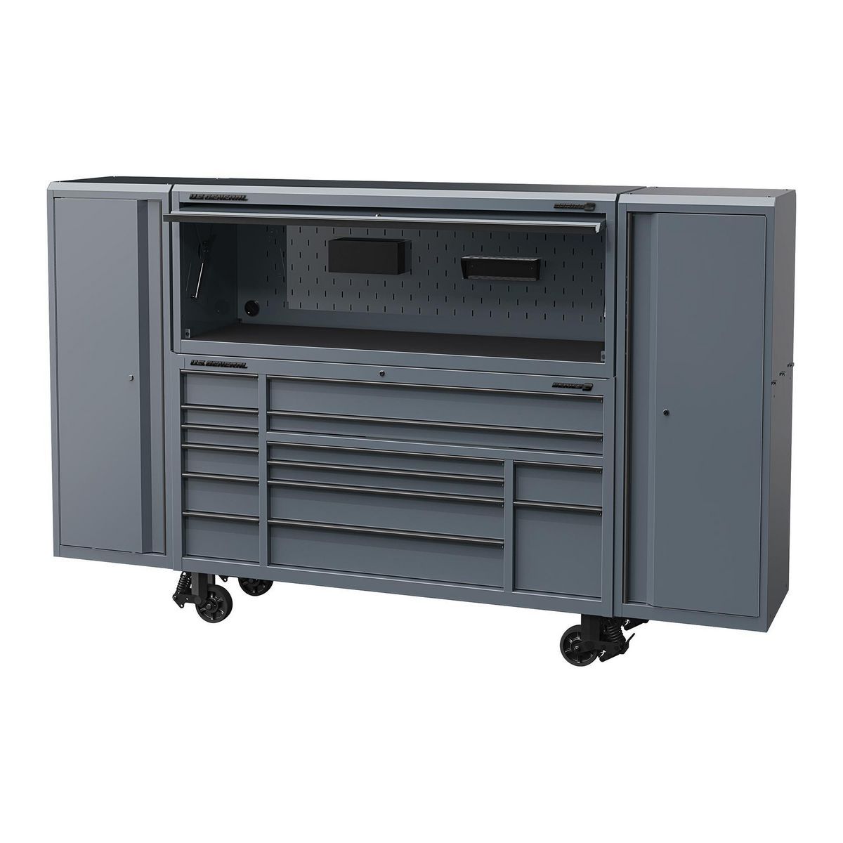 U.S. General 22 in. End Locker, Series 3, Blue Y30292