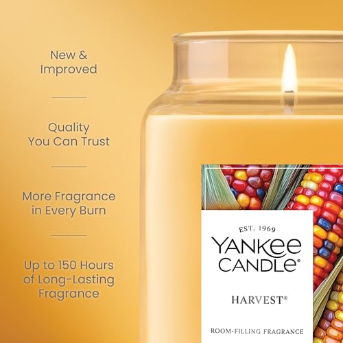 Yankee Candle Sugared Cinnamon Apple Scented Candle, 22oz Large Jar V569036