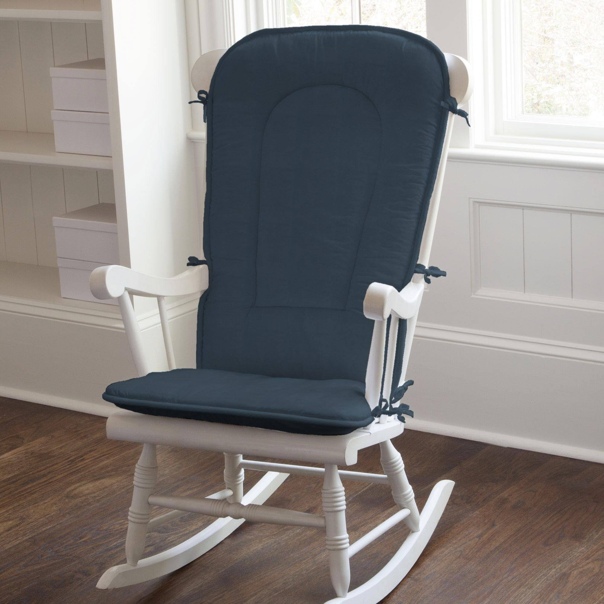 Carousel Designs Solid Navy Rocking Chair Pad