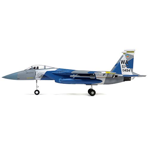 E-flite RC Airplane F-15 64mm BNF Basic with AS3X and Safe Select J73516