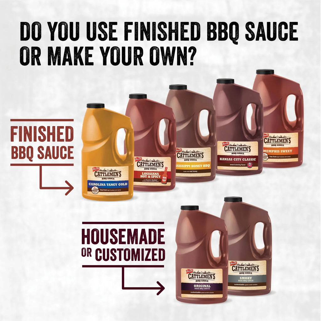 Cattlemen's Memphis Sweet BBQ Sauce, 1 gal Q892
