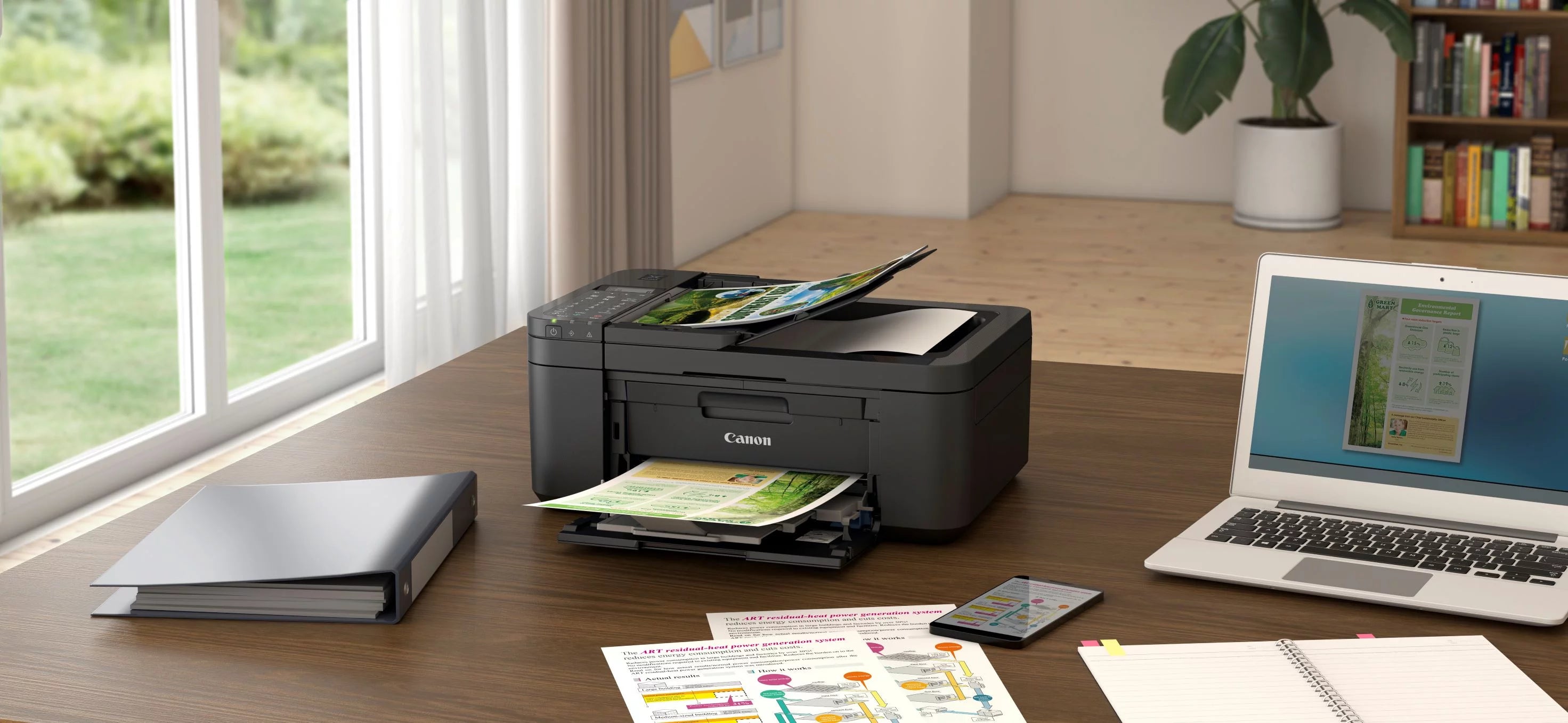 Canon PIXMA TR4722 All-in-One Wireless InkJet Printer with ADF and Fax X358