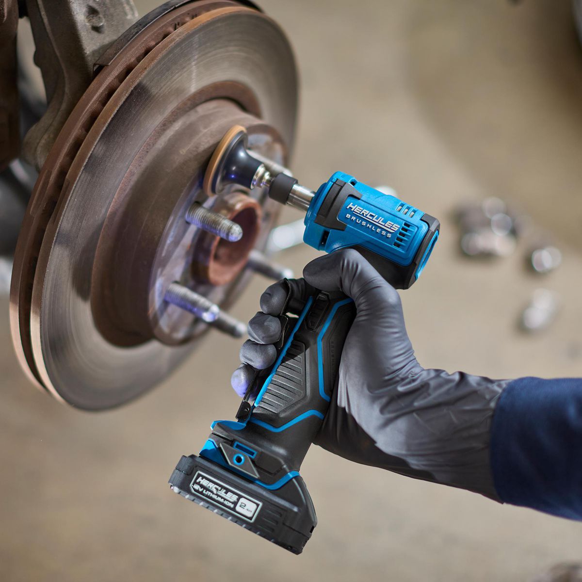 HERCULES 12V Brushless 1/4 in. Right Angle Die Grinder P48797