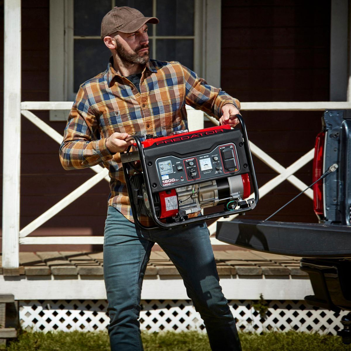 PREDATOR 1800 Watt Gas-Powered Portable Generator with CO SECURE Technology G99530