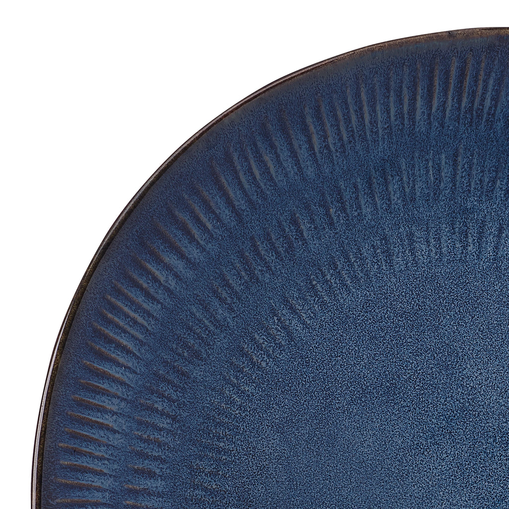 Pfaltzgraff Racheal 12 Piece Stoneware Dinnerware Set Blue D450417