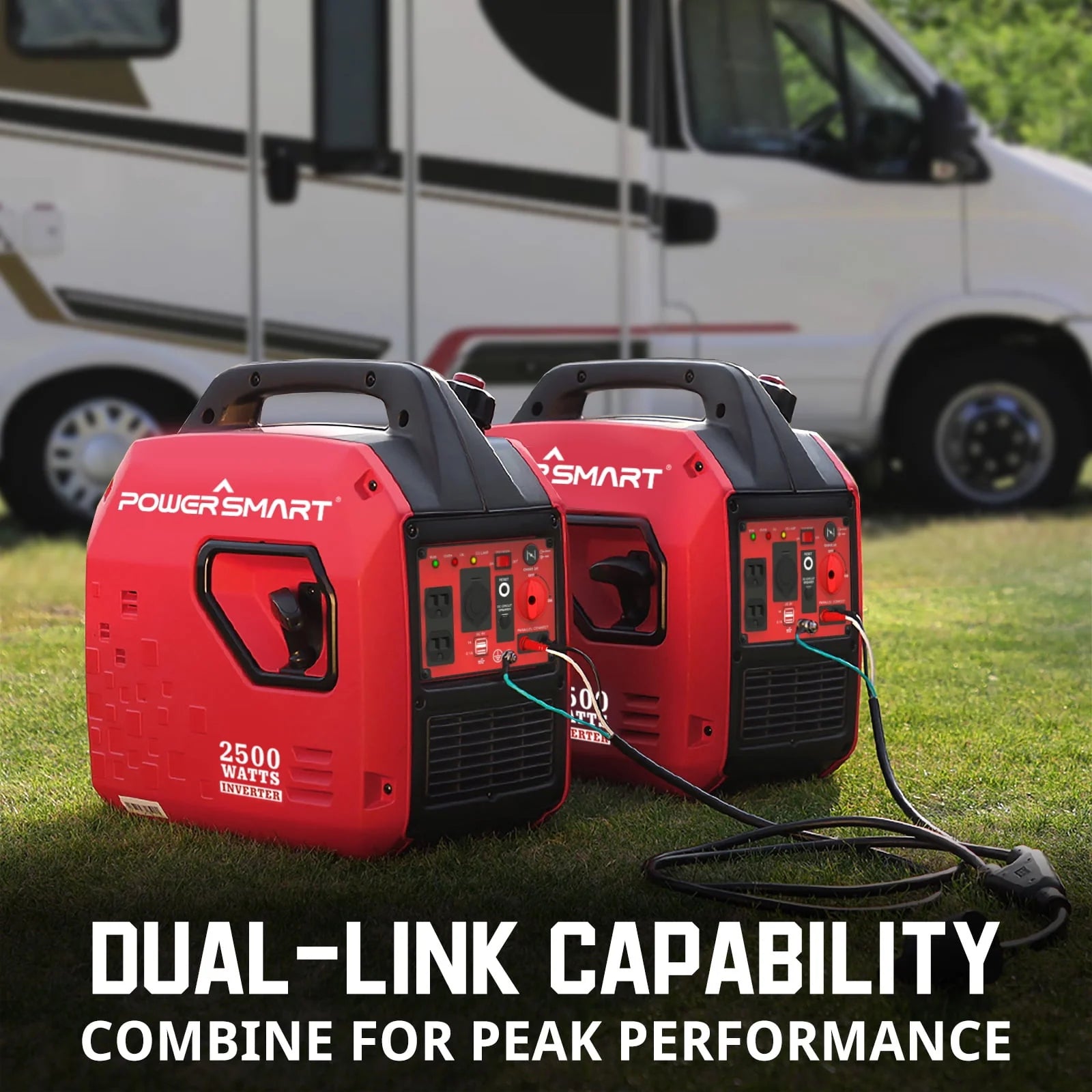 PowerSmart 2500W Portable Inverter Generator for Camping R657989