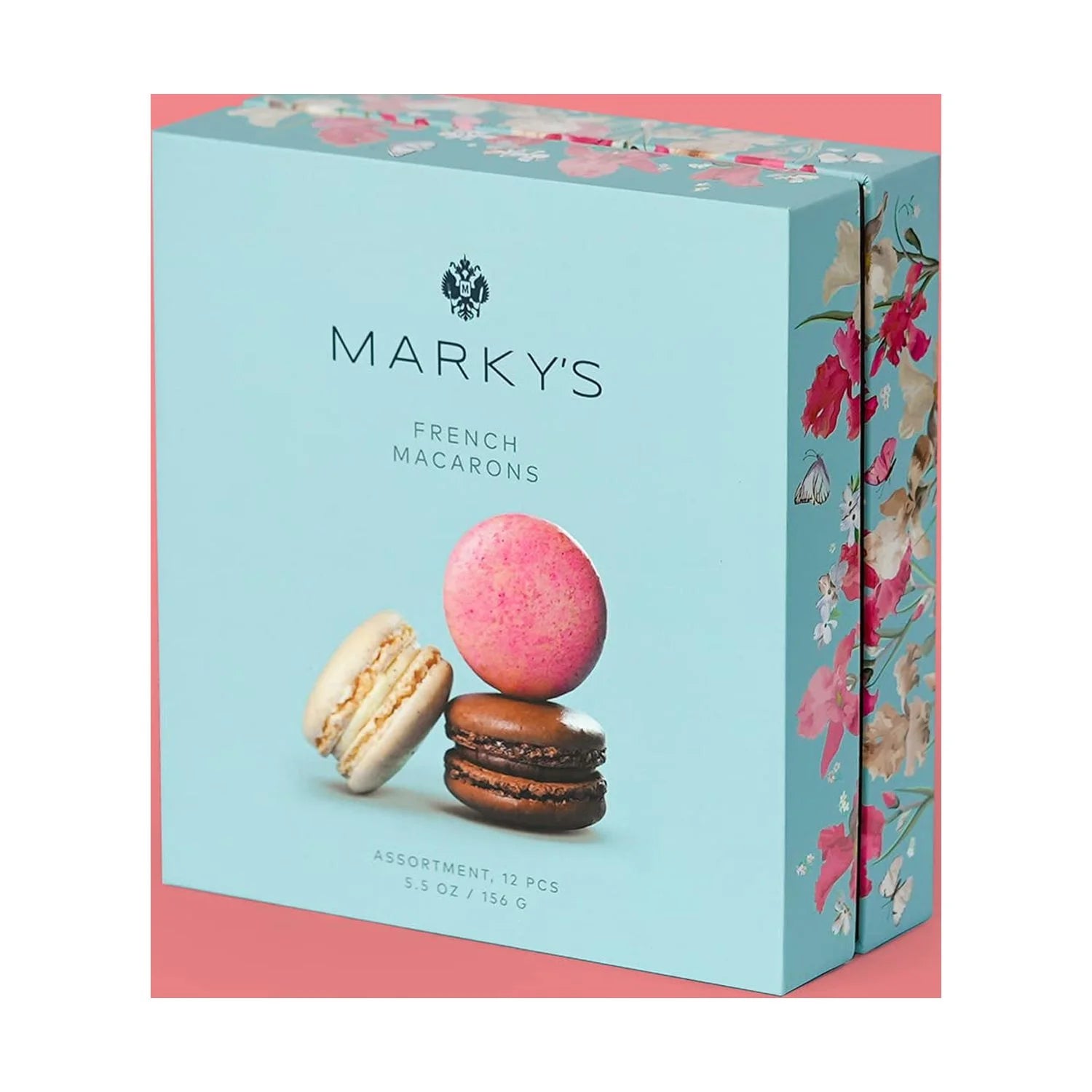 French Almond Macarons Gift Box 12 PCS Assorted Flavors Imported From France O626186