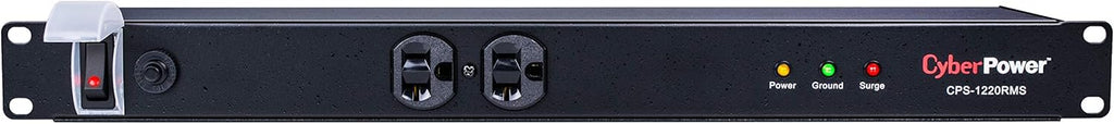 CyberPower CPS1215RM Basic PDU 120V 15A 10 Outlets 1U Rackmount (2 Pack) D88786