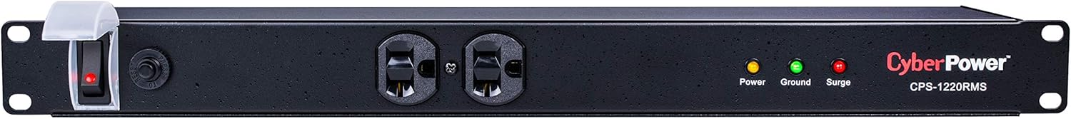 CyberPower CPS1215RM Basic PDU 120V 15A 10 Outlets 1U Rackmount (2 Pack) D88786
