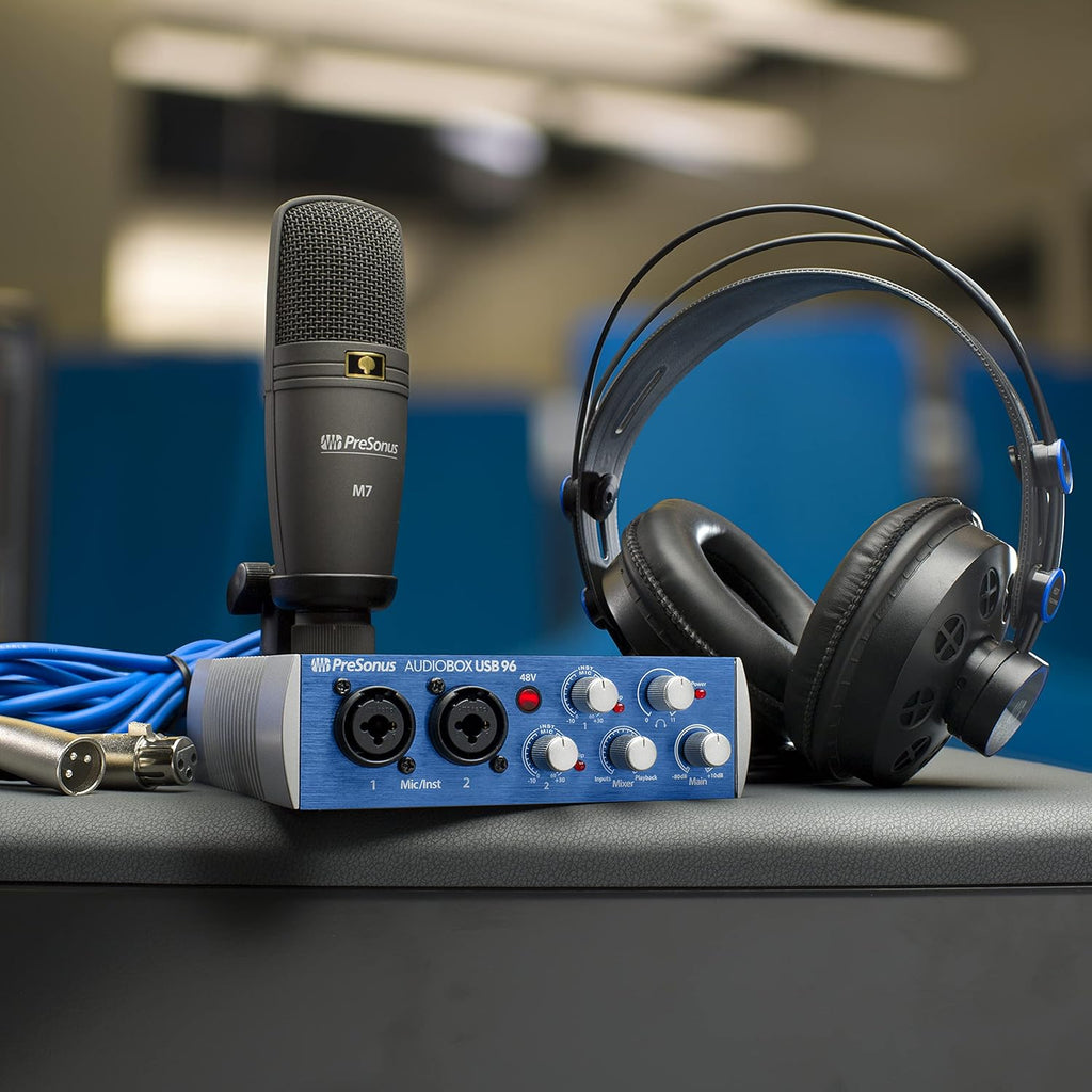PreSonus AudioBox 96 Studio USB 2.0 Recording Bundle G271