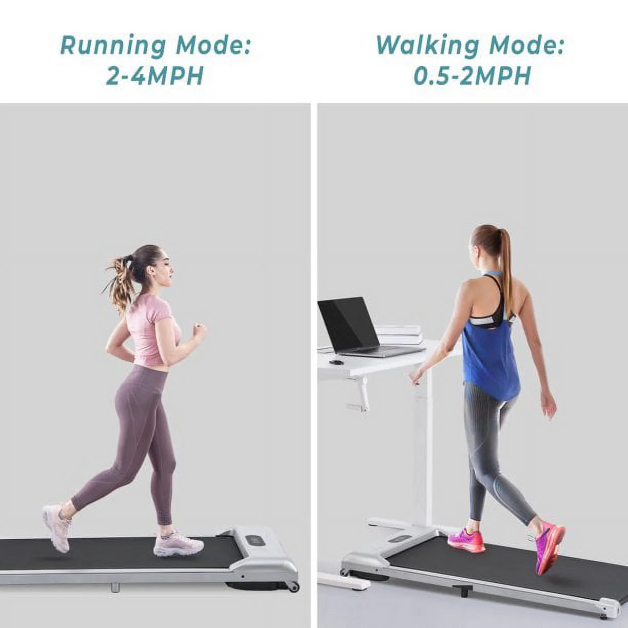 Under Desk Treadmill Ultra-Quiet with Remote Control Walking Pad H681