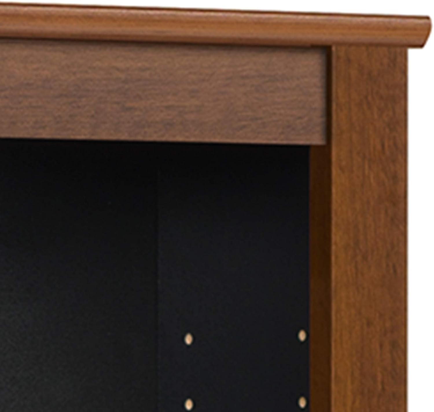 Prepac Triple Wall Mounted Storage Cabinet, Cherry and Black D1602
