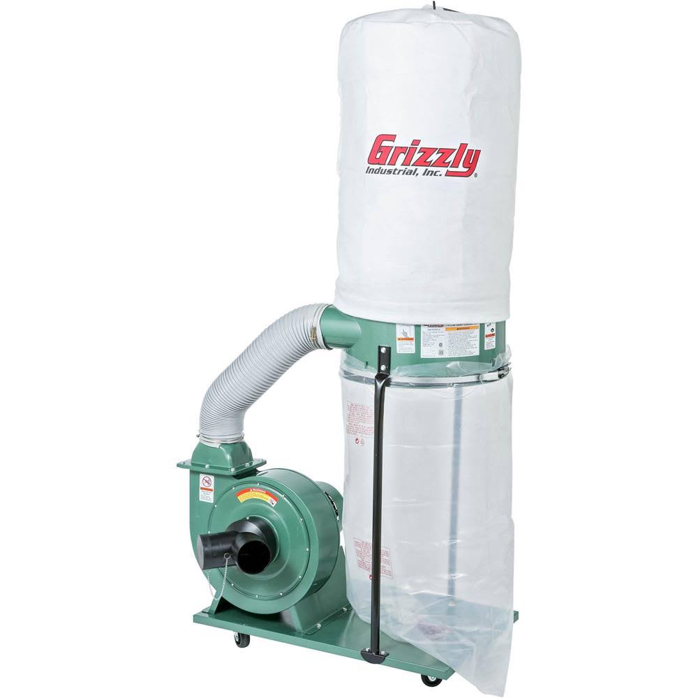 Grizzly G1028Z2 1-1/2 HP Dust Collector