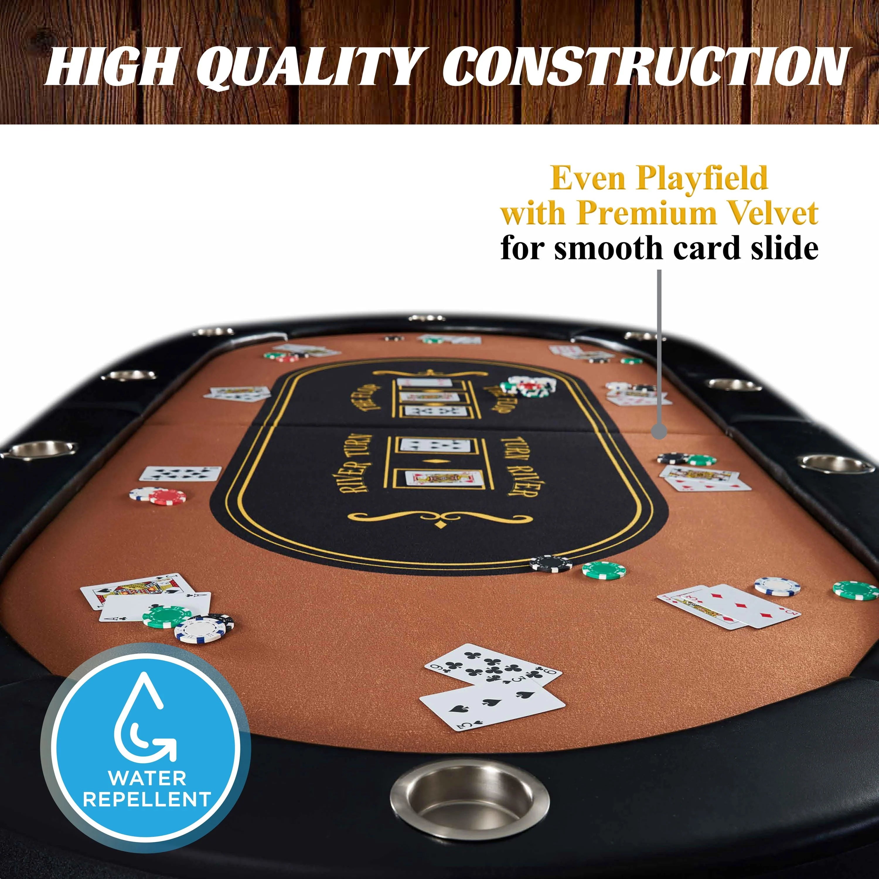 Barrington 10-Player Poker Table Y792819
