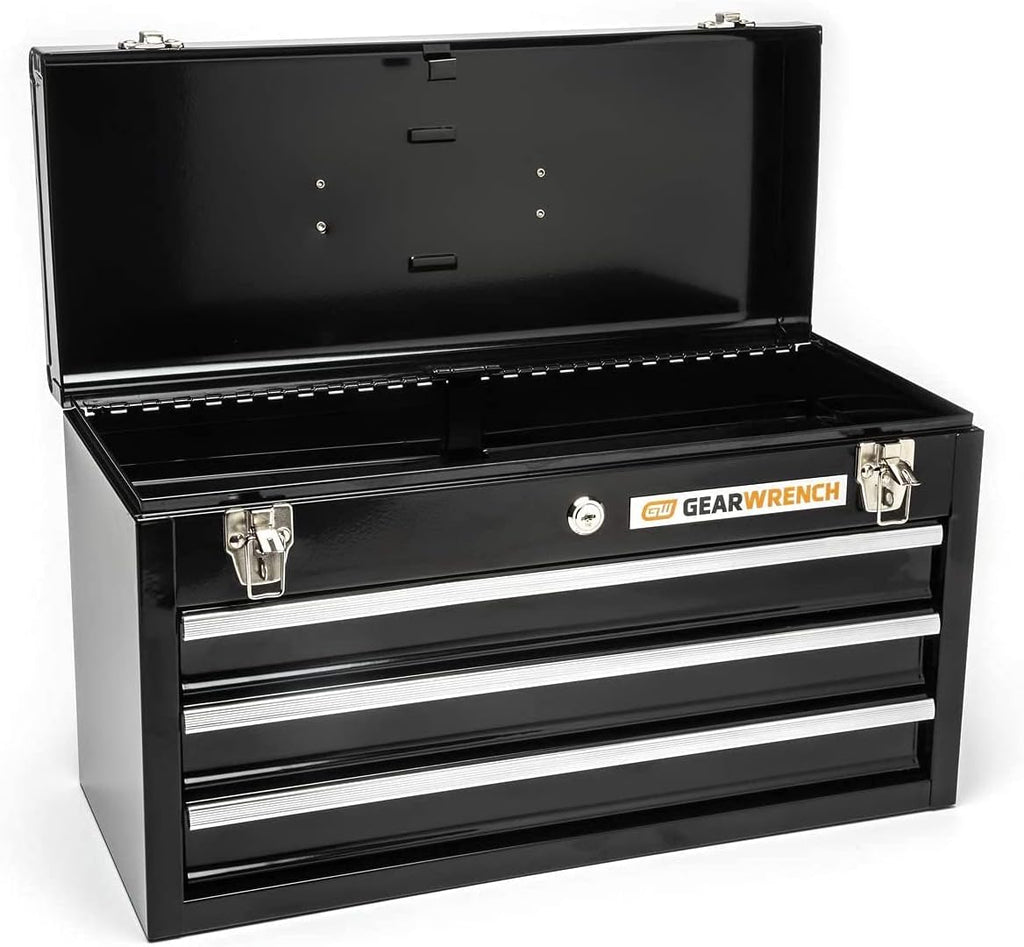 GEARWRENCH 20 inch 3 Drawer Steel Tool Box, Black Z9423