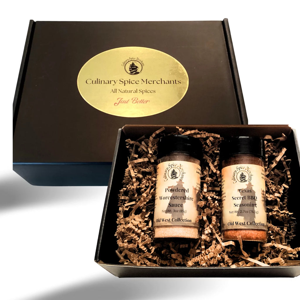 Powdered Worcestershire Sauce + Texas Secret BBQ Seasoning Bundle  from Culinary Spice Merchants | Great spices for BBQ Steak, Chicken, Ribs, Brisket, Seafood