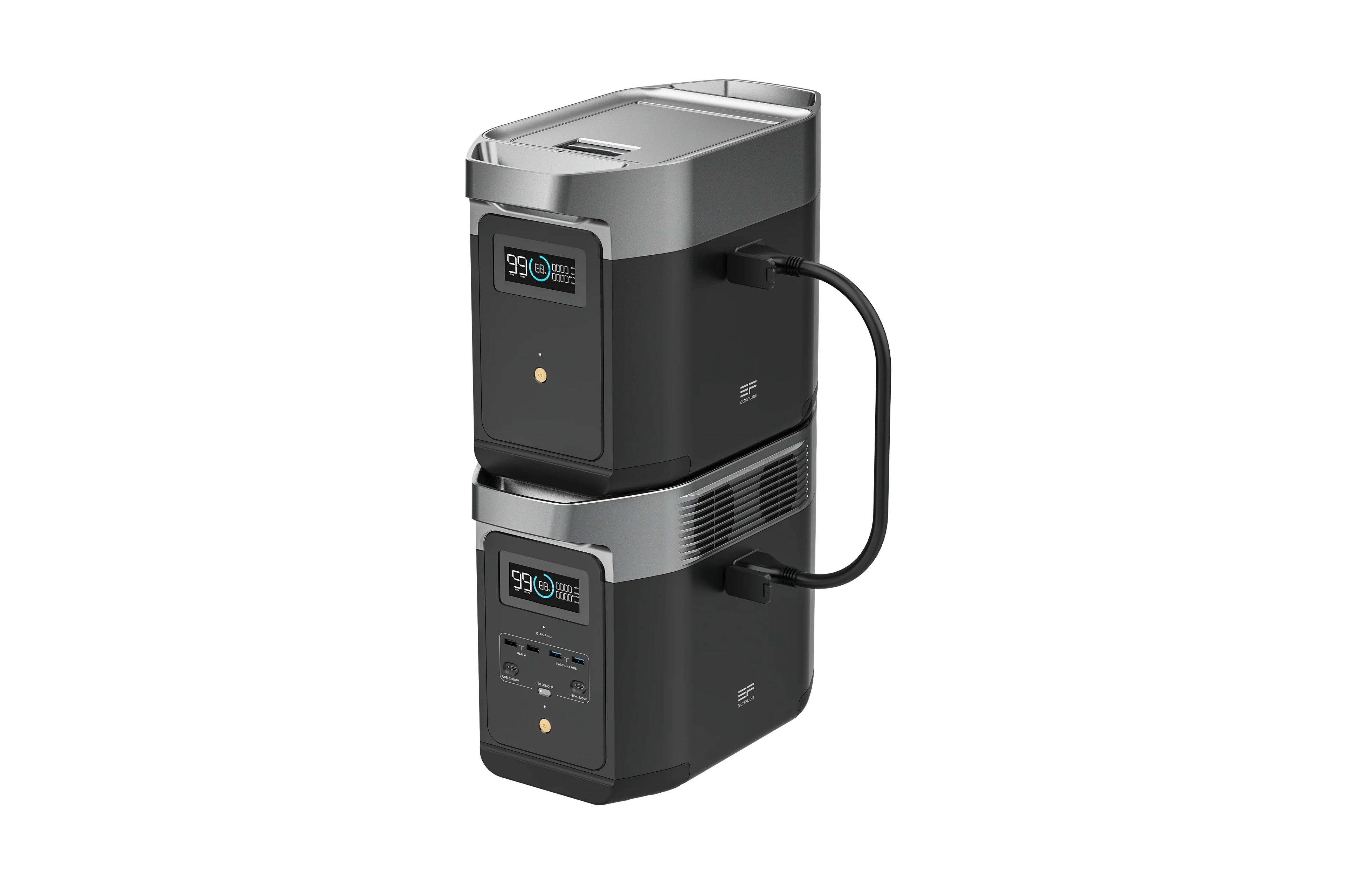 EcoFlow Package - DELTA 2 Portable Power Station (1024Wh) and DELTA Max Extra Battery