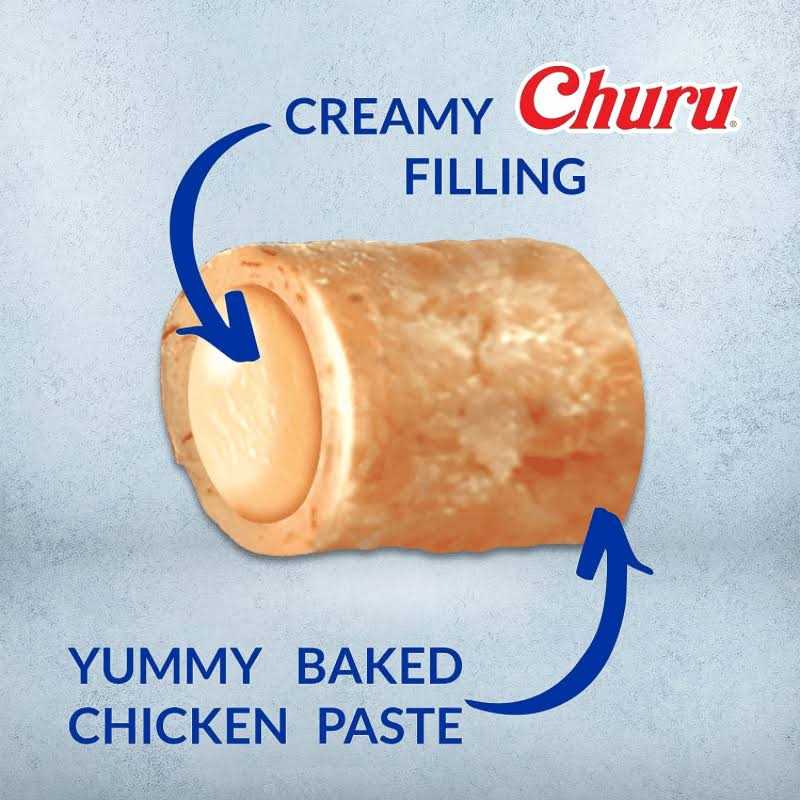 Inaba Churu Bites Dog Treat Chicken Recipe Wraps D2860