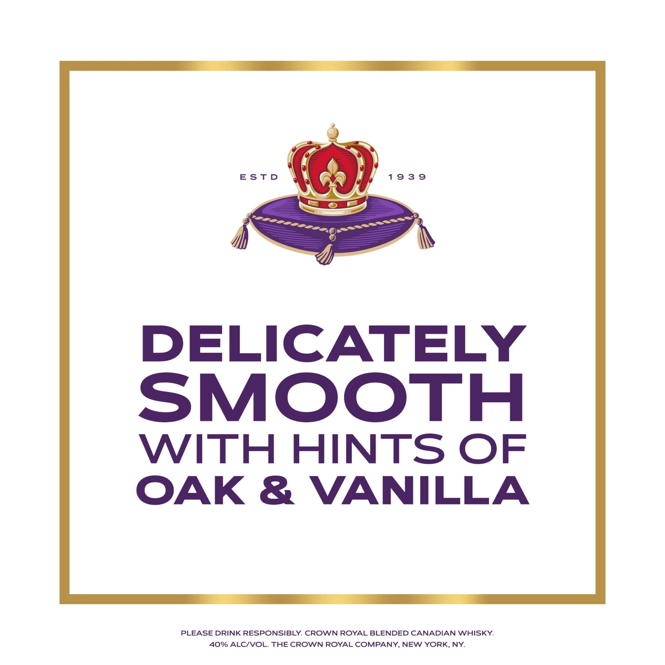 Crown Royal Fine De Luxe Blended Canadian Whisky, 750 mL J3476