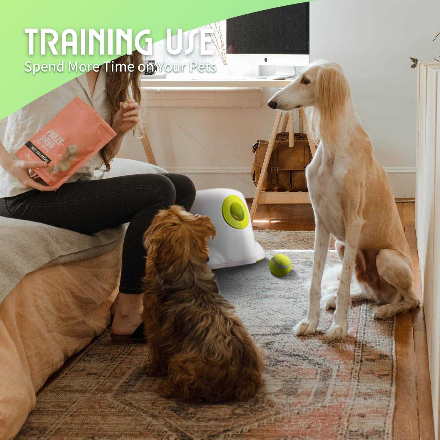 ALL for PAWS Automatic Ball Launcher for Dogs with 3 Tennis Balls T7738