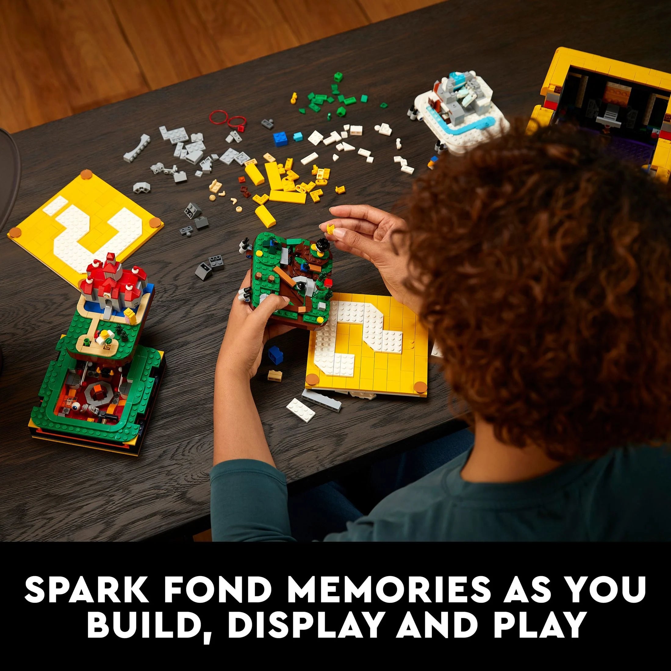 LEGO Super Mario 64 Question Mark Block 71395 3D Model Set for Adults S33320