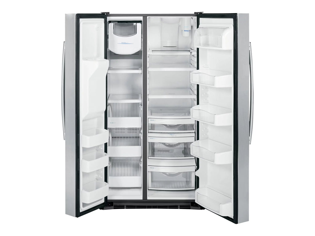 GE Profile PSS28KSHSS Side-by-Side Refrigerator with Water and Ice Dispenser, Stainless Steel Q119816