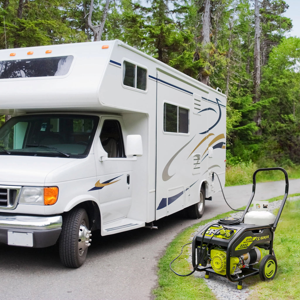 Power Joe 4100-Watt Portable Propane Generator with Cover R173540