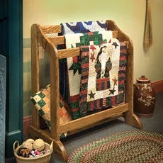 Woodworking Project Paper Plan for Heirloom Quilt Stand P94907