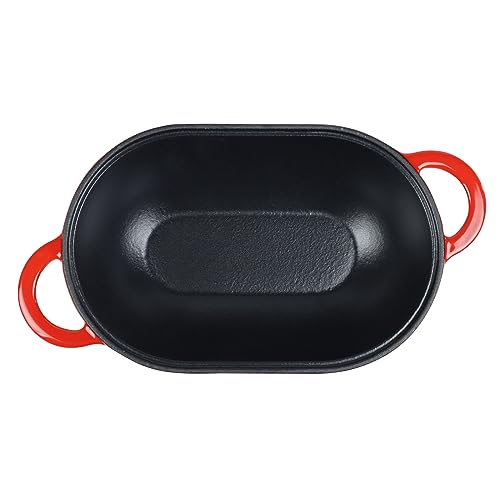 Cast Iron Bread Pan with Lid, Pre-Seasoned Loaf Pan U818