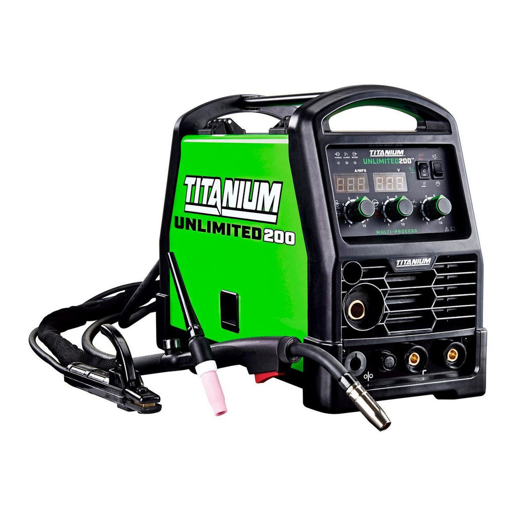 TITANIUM UNLIMITED 200 Professional Multiprocess Welder with 120/240V Input
