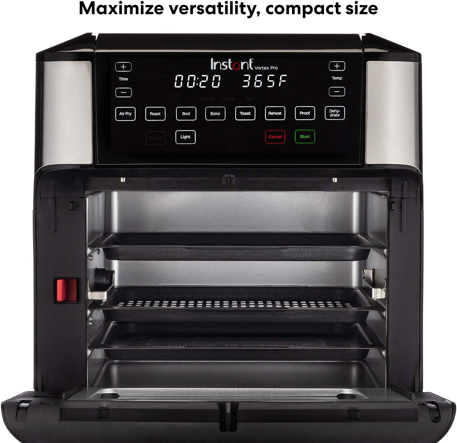 Instant Vortex Pro 10 Quart Air Fryer Rotisserie Convection Oven, Stainless Steel L59246