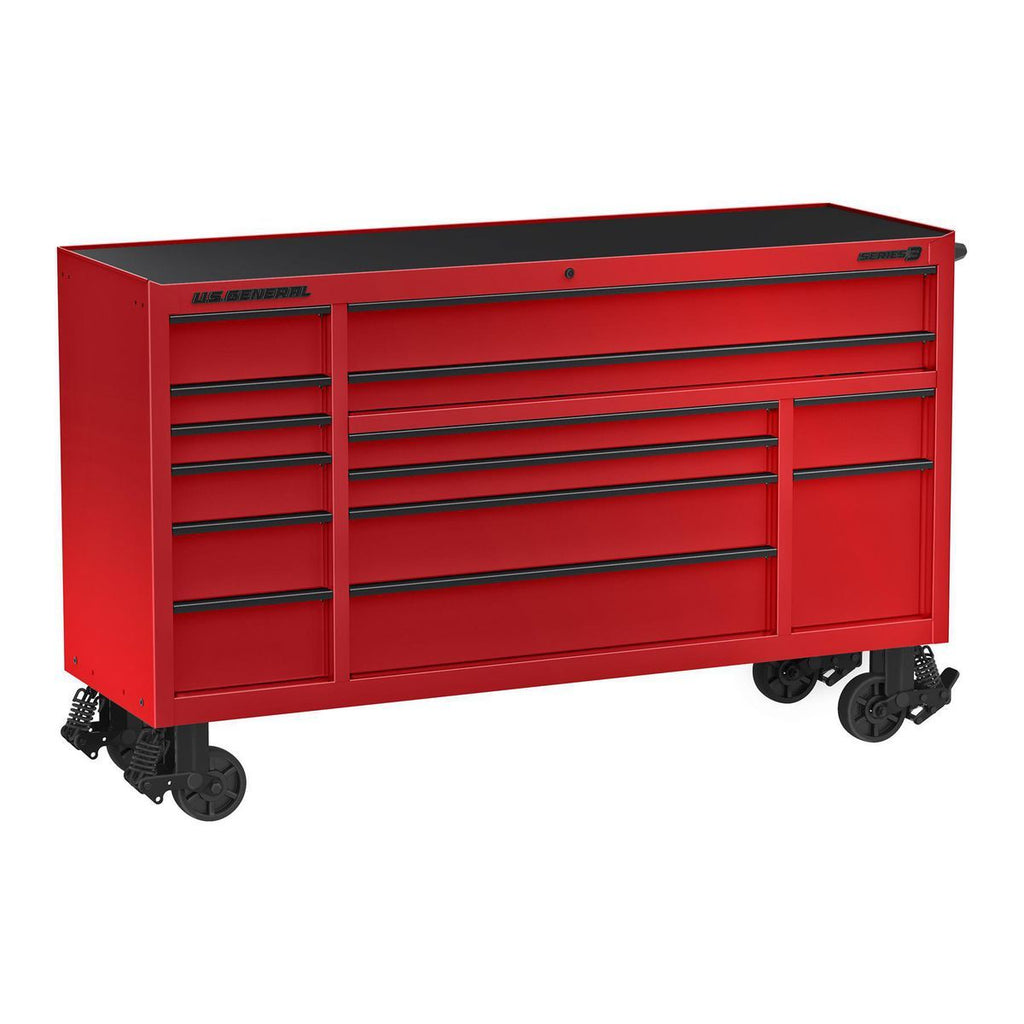 U.S. General 72 in. Triple-Bank Roll Cab, Series 3, Slate Gray V981709